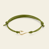 Bracciale cordino con amo da pesca