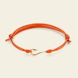 Bracciale cordino con amo da pesca