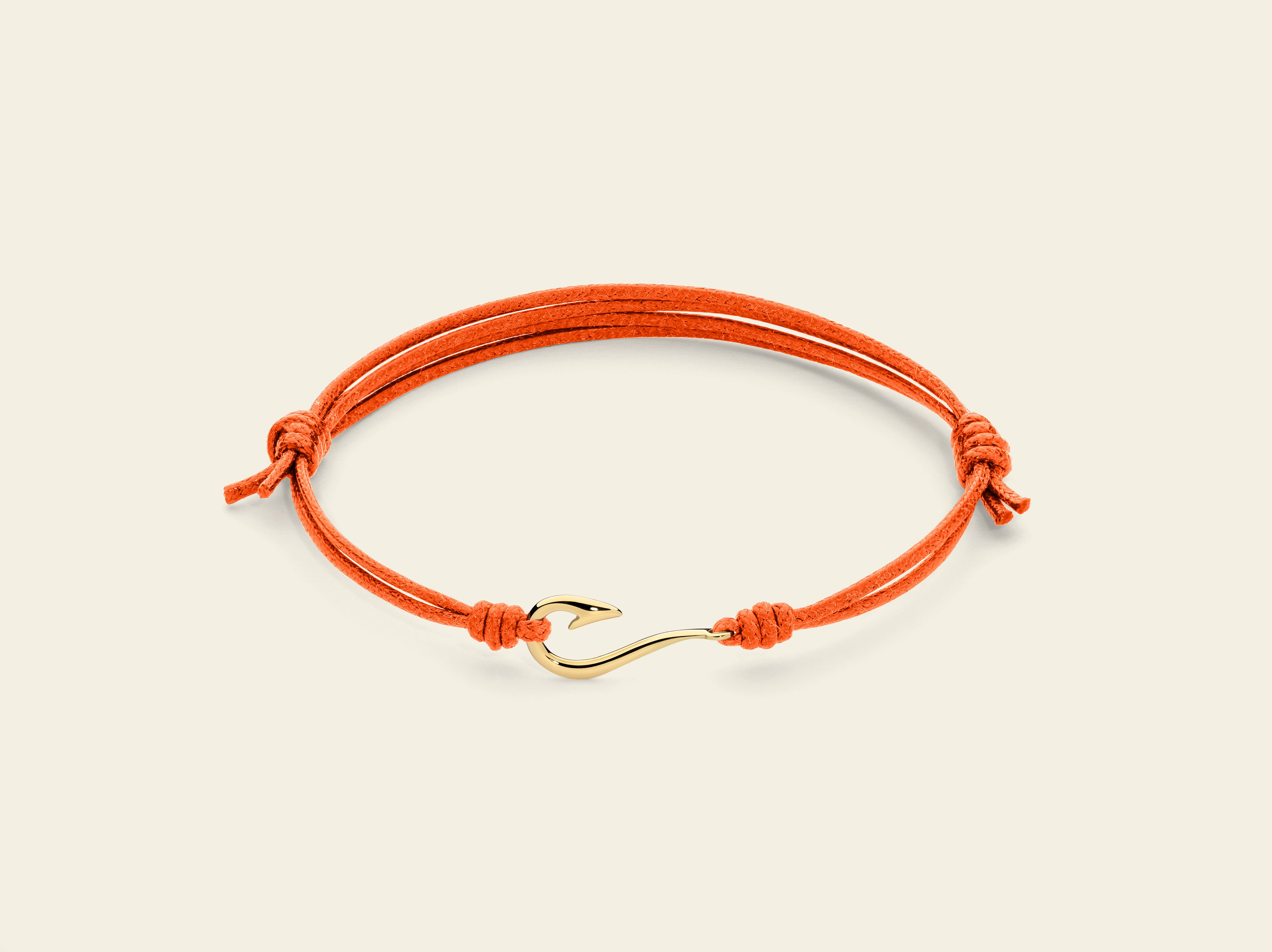Bracciale cordino con amo da pesca