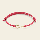 Bracciale cordino con amo da pesca