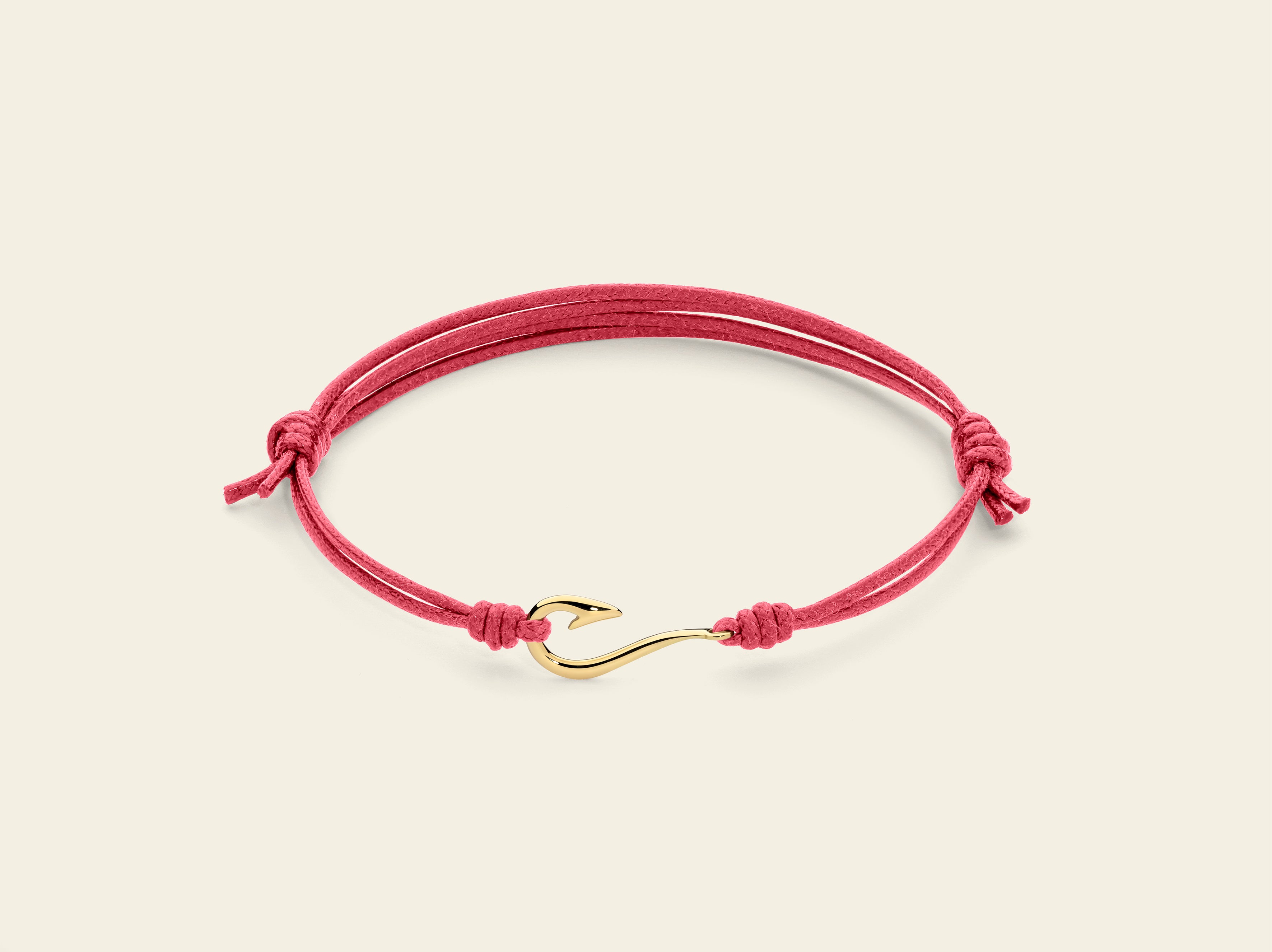 Bracciale cordino con amo da pesca