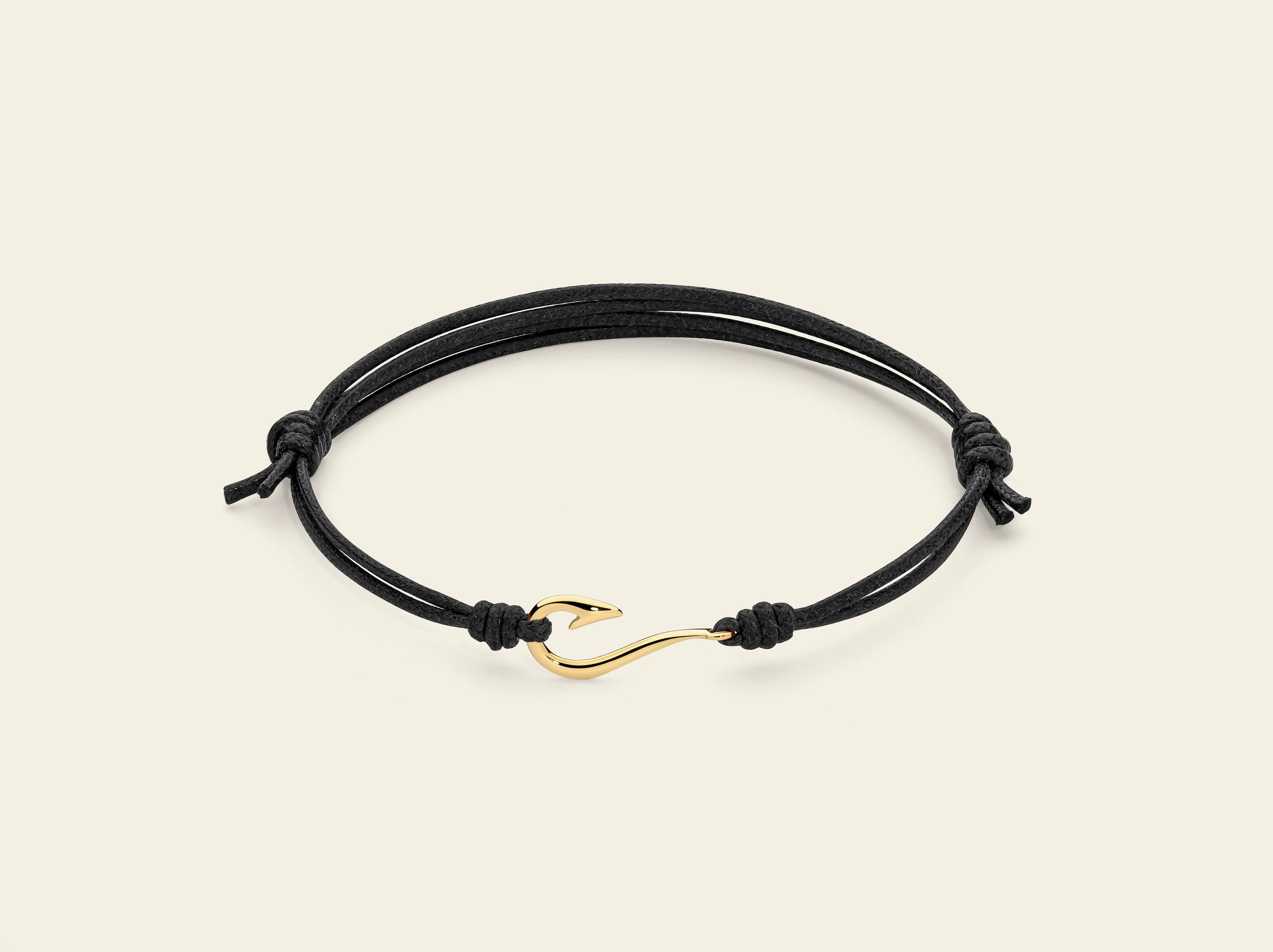 Bracciale cordino con amo da pesca