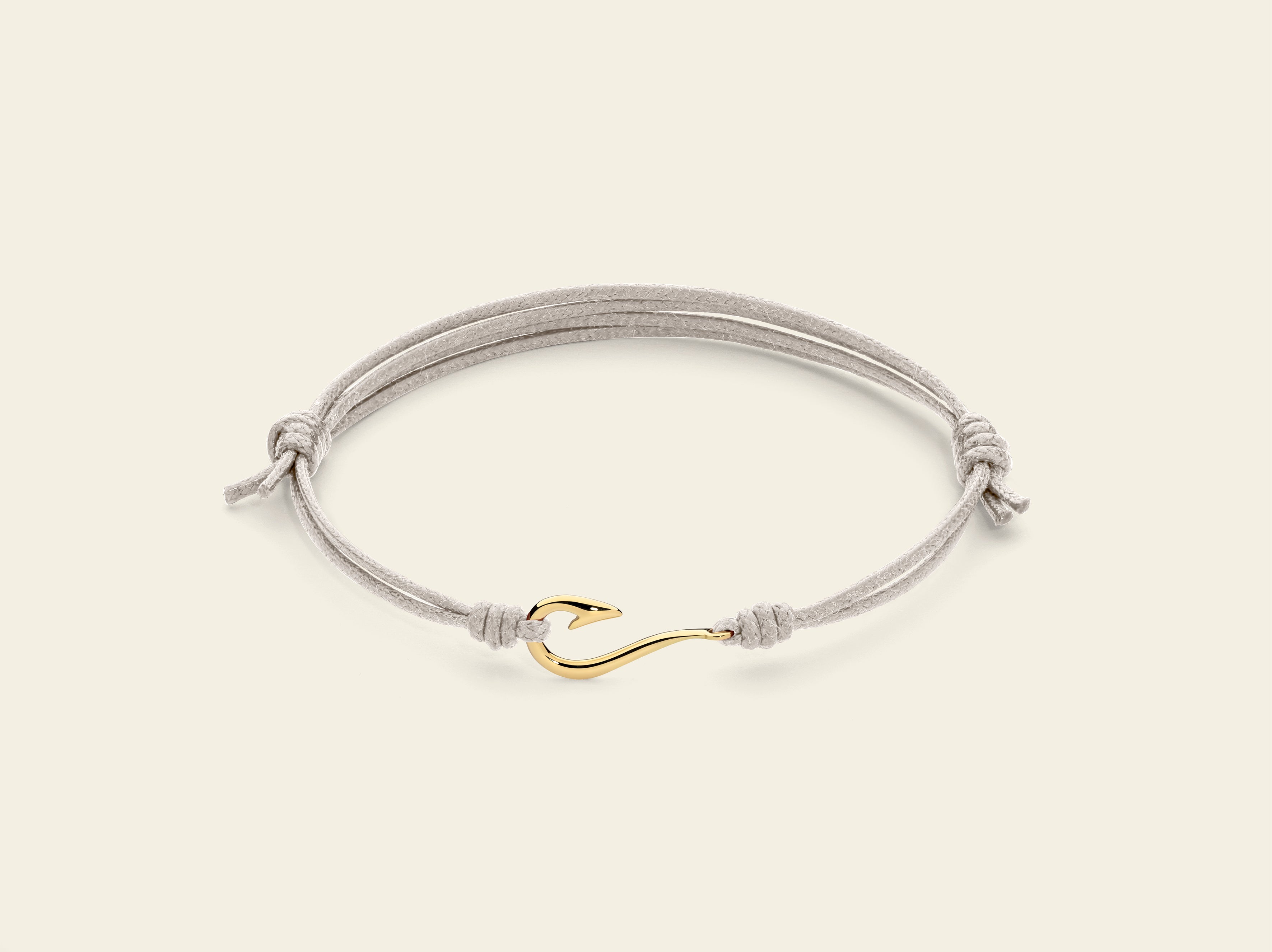 Bracciale cordino con amo da pesca