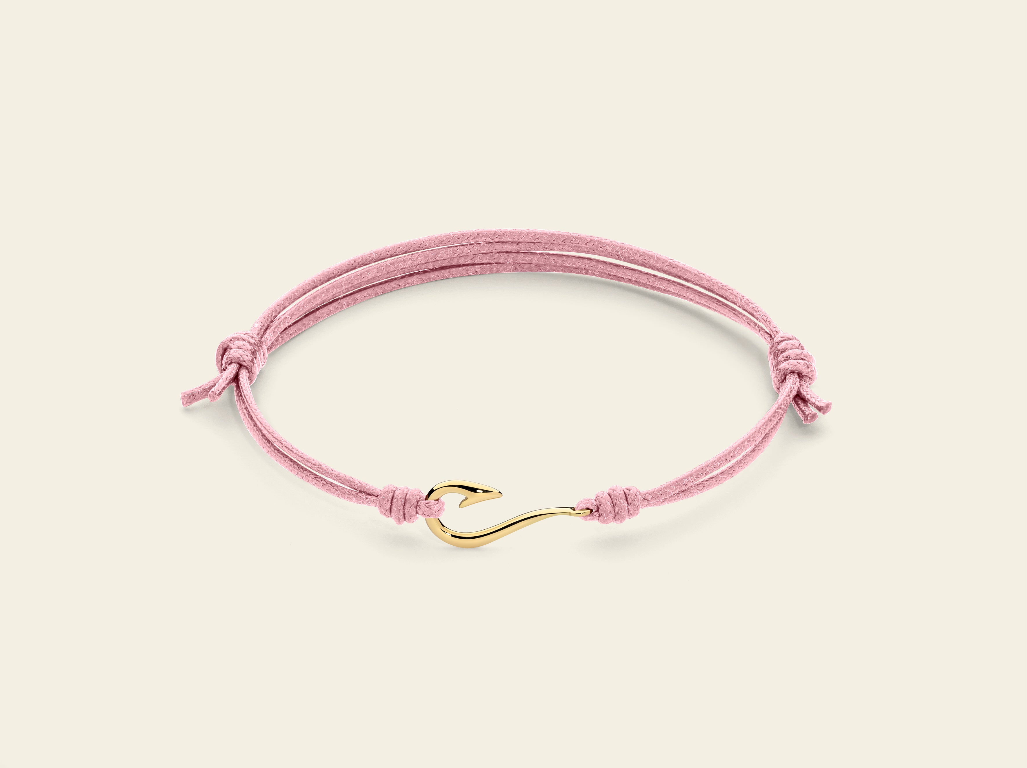 Bracciale cordino con amo da pesca