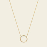 Gold bubble necklace