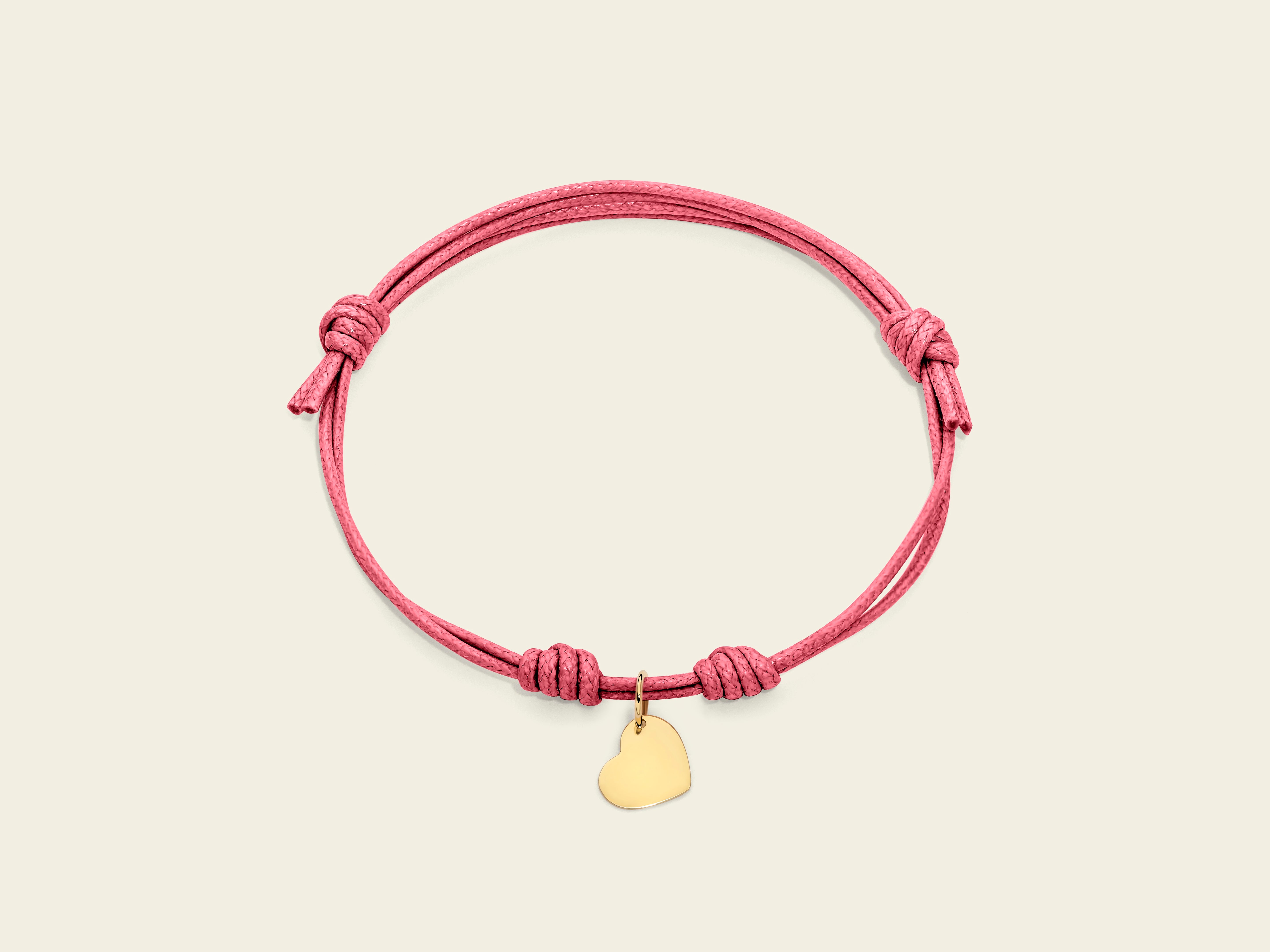 Bracciale Oro Giallo 18 KT (750) Cuori Maglia Liscia E Satinata - Foto 6