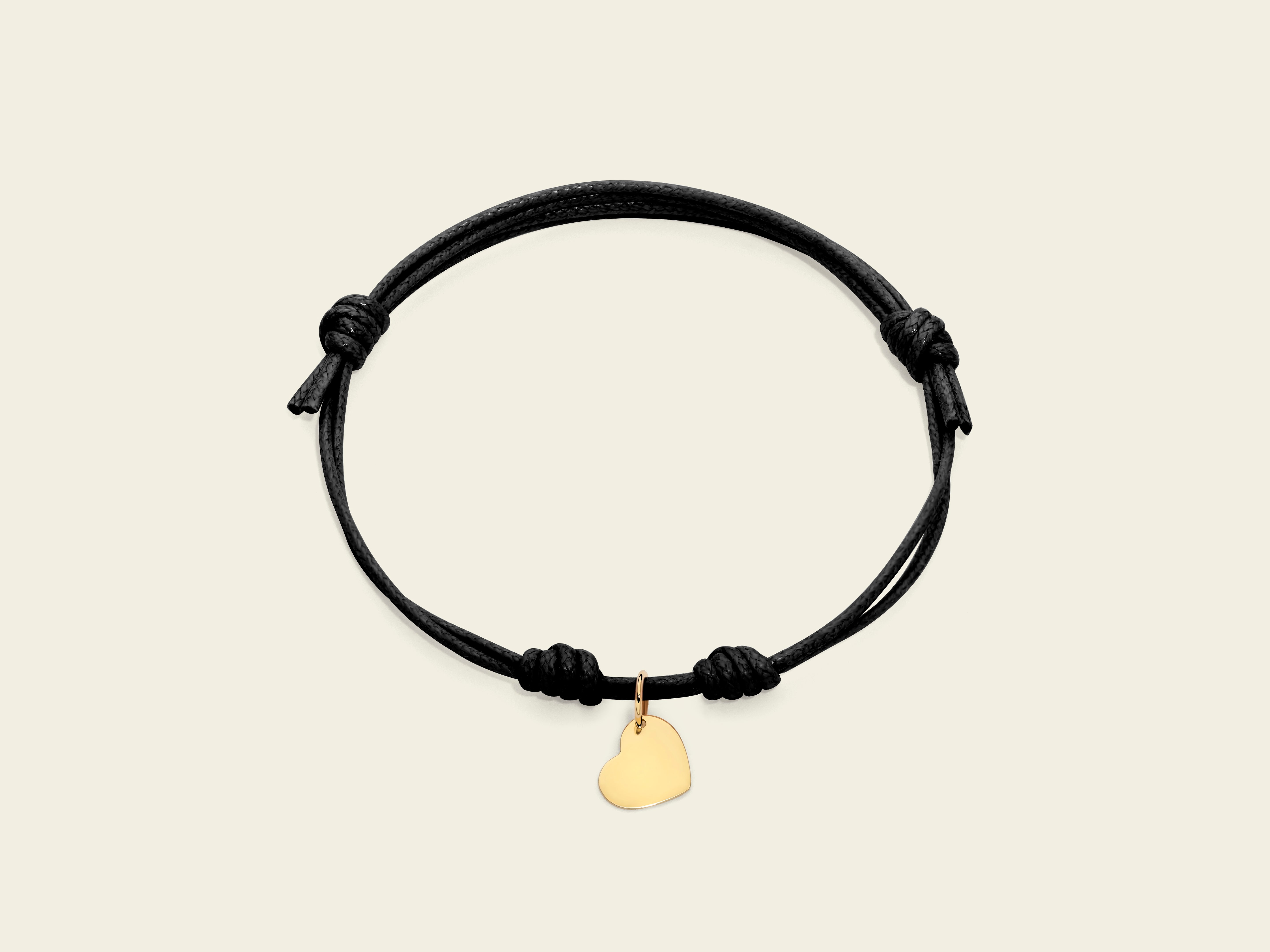 Braccialetto Alla Caviglia Con Maglie Rolò A Forma Di Cuore In Oro Giallo 10k, 10" - Italia - Foto 7