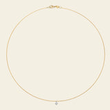 Cable necklace and diamond