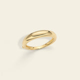 Gold Domed Band Ring