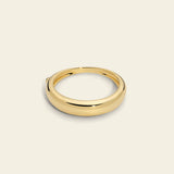 Gold Domed Band Ring