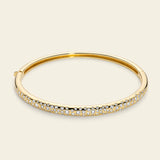 Bracciale rigido con diamanti