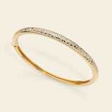 Bracciale rigido con diamanti