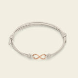 Bracciale cordino con infinito