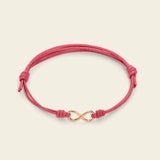 Bracciale cordino con infinito