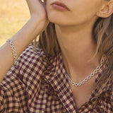 Bracciale tennis cuori e diamanti