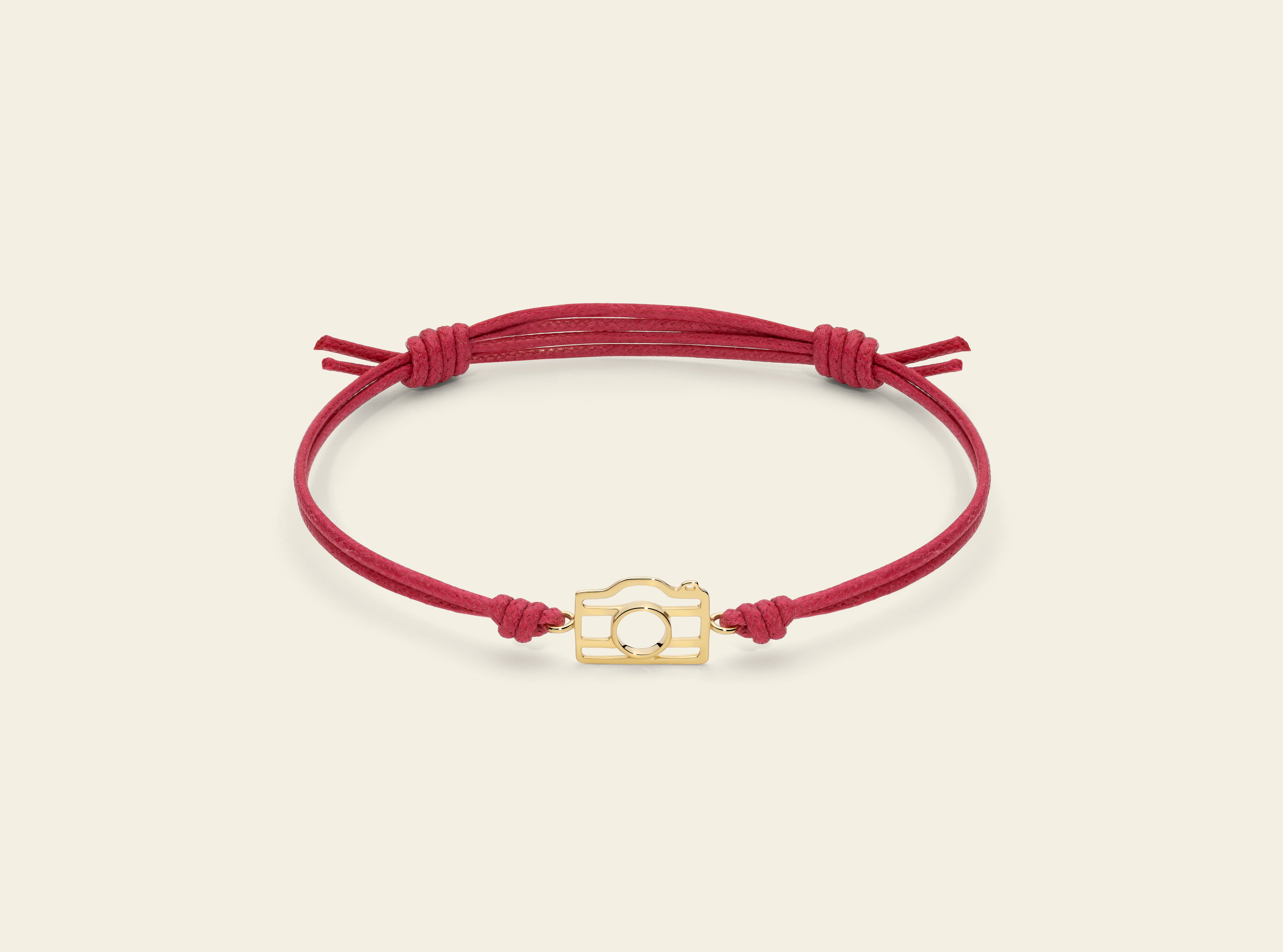Bracciale cordino con macchina fotografica