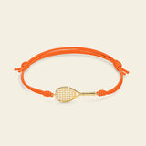 Bracciale cordino con racchetta