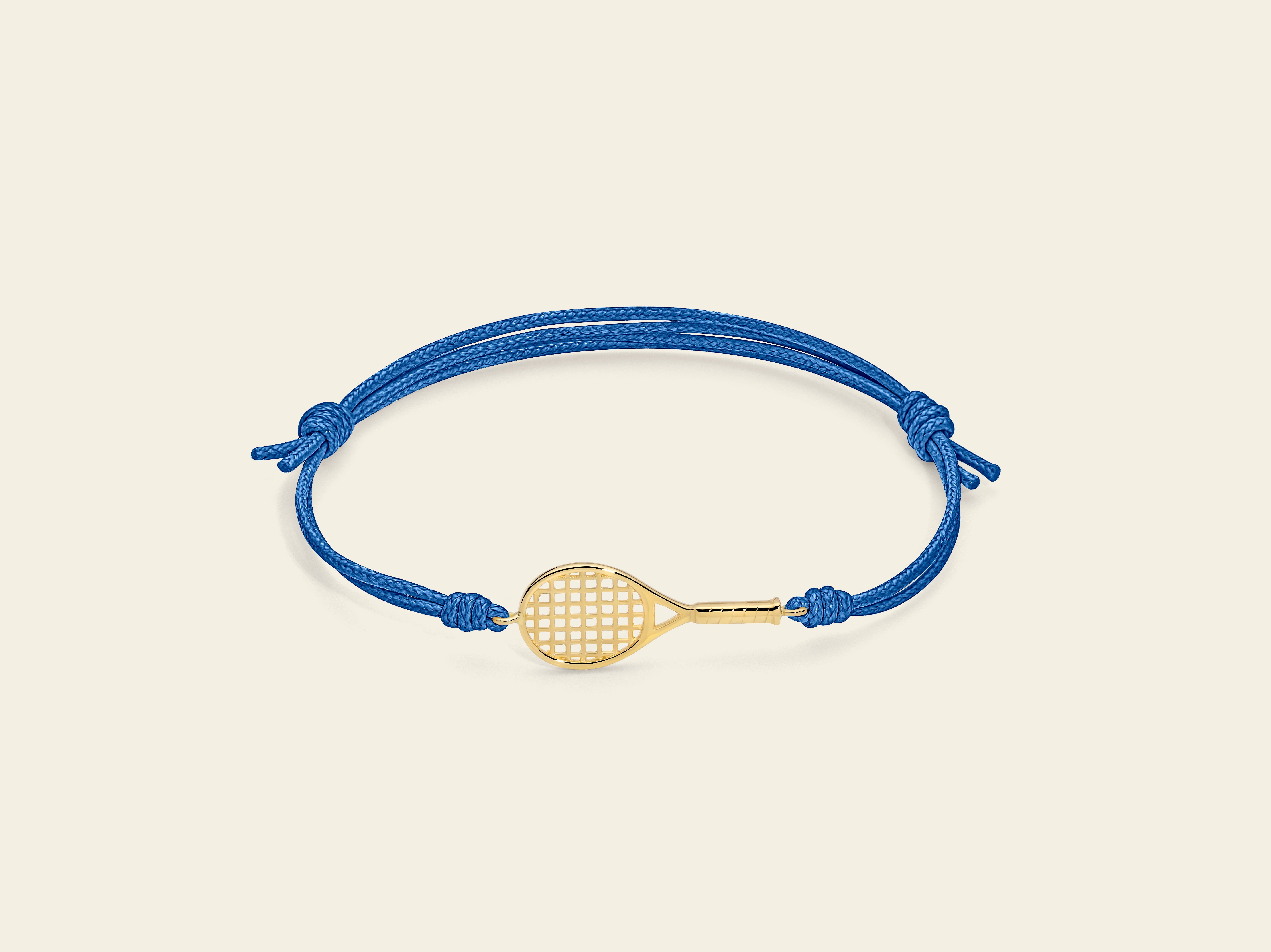 Bracciale cordino con racchetta