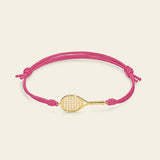 Bracciale cordino con racchetta