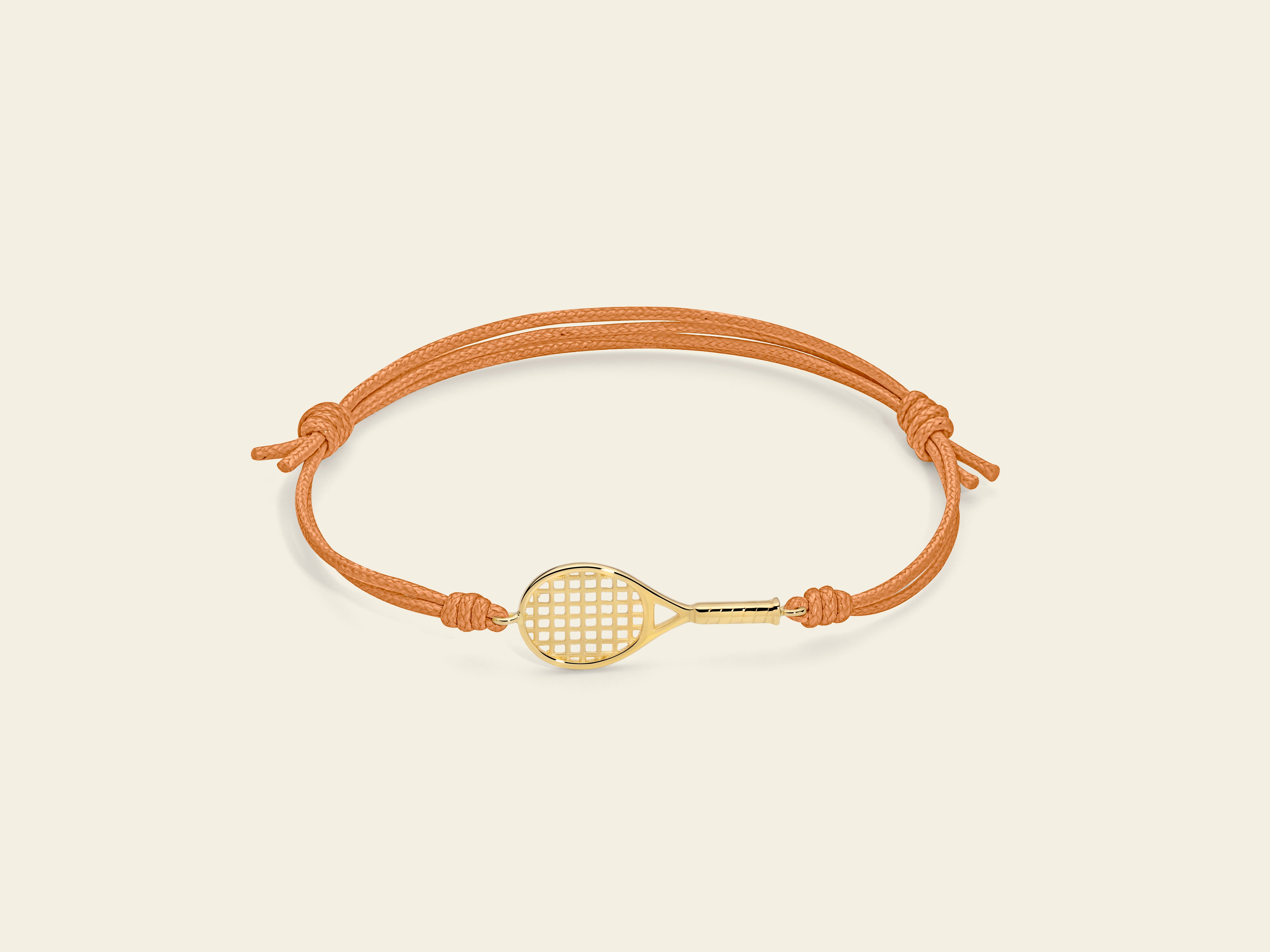 Bracciale cordino con racchetta