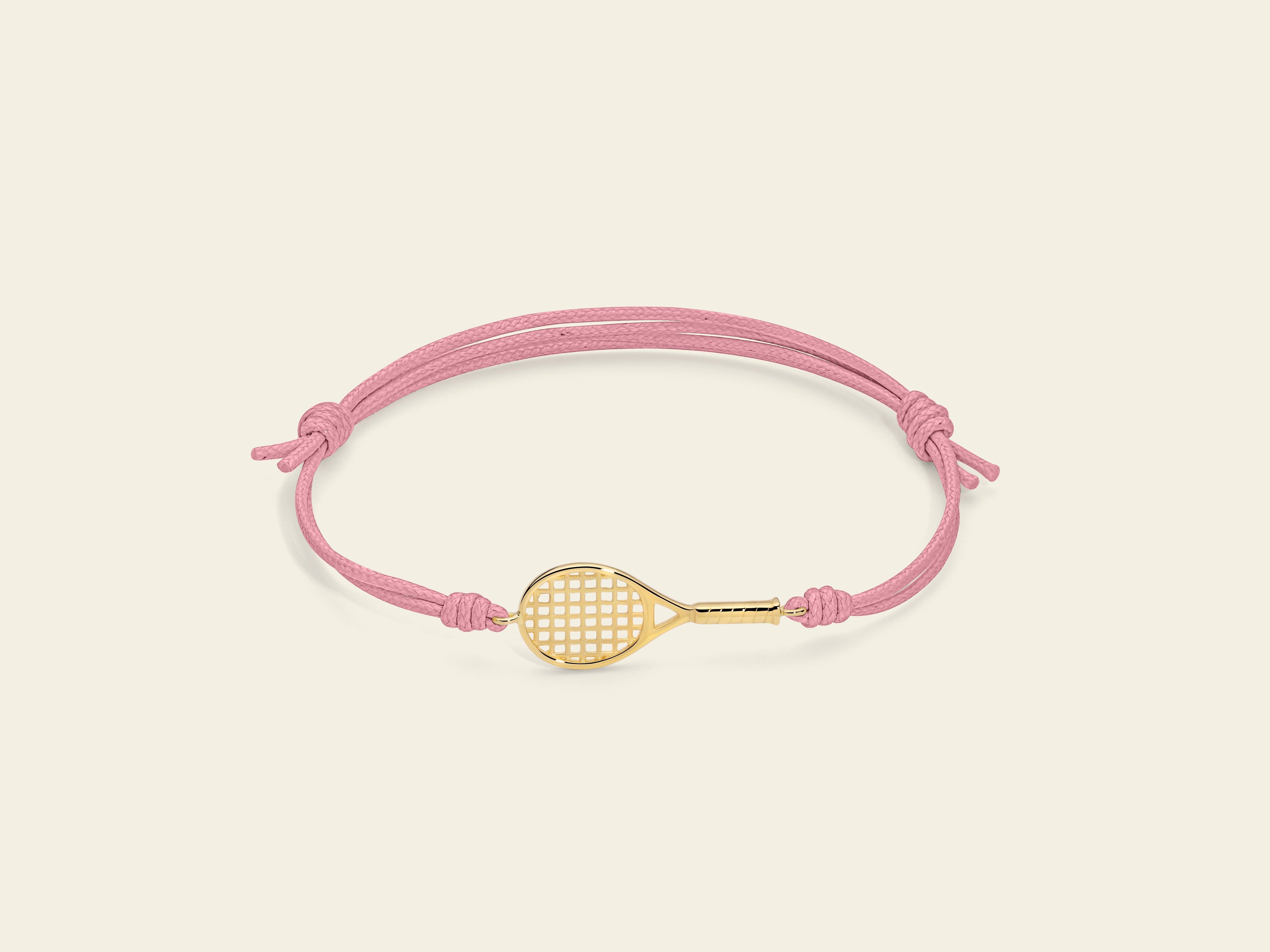 Bracciale cordino con racchetta