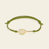 Bracciale cordino con racchetta