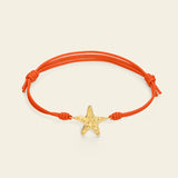 Bracciale cordino con stella marina
