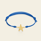 Bracciale cordino con stella marina