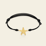 Bracciale cordino con stella marina