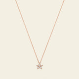 Pavé diamond star pendant necklace