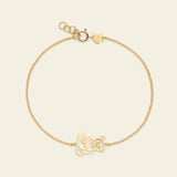 Bracciale catena con orsetto