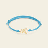 Bracciale cordino con orsetto