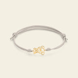 Bracciale cordino con orsetto