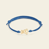 Bracciale cordino con orsetto
