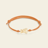 Bracciale cordino con orsetto