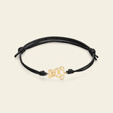 Bracciale cordino con orsetto