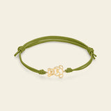 Bracciale cordino con orsetto