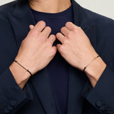 Bracelet with hollow-tubed bar