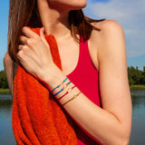 Bracciale cordino con ancora