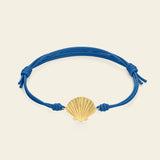 Bracciale cordino con conchiglia